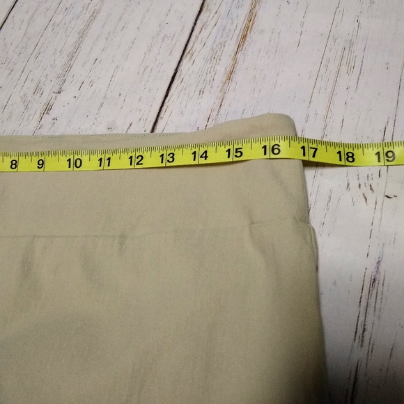 TRIBELLA SPORT stretch pull on tan pants,  14 - Picture 6 of 9